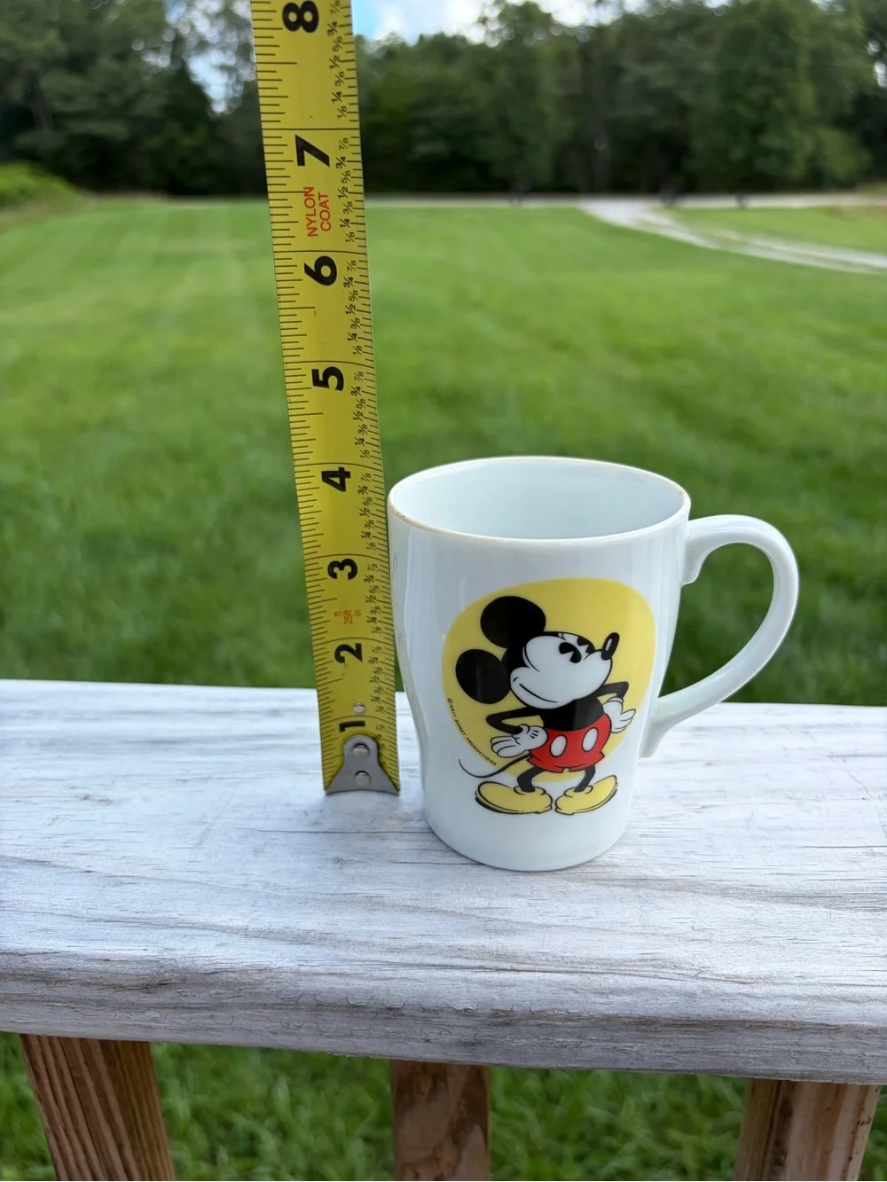 Vintage Mickey Mouse Coffee Mug Cup Made In Japan,  Walt Disney Productions